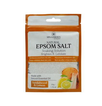 Bodyexpert  Spa Garden Epsom Salt Sandalwood & Lemon 50g