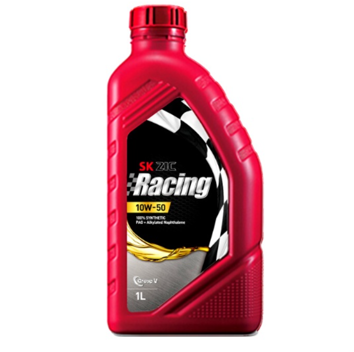 SK ZIC Racing 10W-50 Pao+Alklyl Car Engine Oil 1 Liter