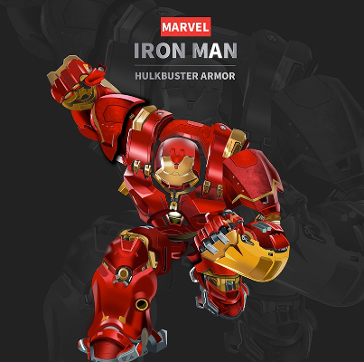 Avengers Iron Man Hulk Model Movable Mark with LED Light Hulkbuster Figure Tansformer Anime Marvel Collect Kids Toys