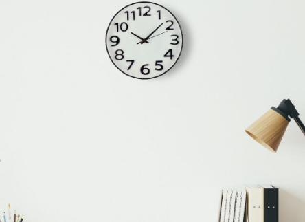 Edge 25cm Silent Non-Ticking Wall Clock Round Easy to Read Modern Battery Operated Decor