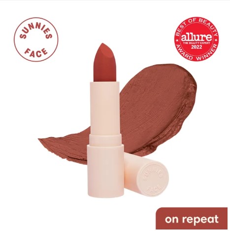 Sunnies Face Fluffmatte Weightless Modern Matte Lipstick On Repeat