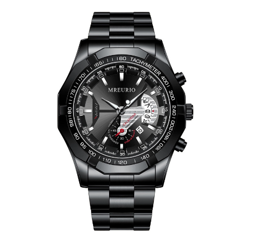 Original Luxury Golden Fashion Men's Watch Calendar Luminous Waterproof Stainless Steel Watch M5