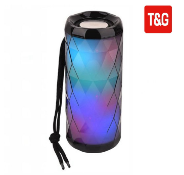 T&G TG-167 LED Flashing Light Wireless Portable Bluetooth Speaker with Strap