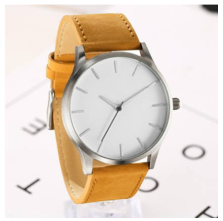 Simple casual fashion large dial without LOGO frosted belt scale quartz men's watch M3