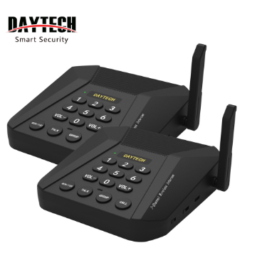 Daytech Wireless Office Intercom System Type-C Charging Multi-Channel 1.5KM Long Range No Phone Bill No Network 21 Channel