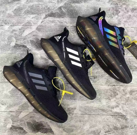 2021 NEW Sports Fashion Adidas ZOOM Black White Rubber Shoes Canvass Design for Men and Women