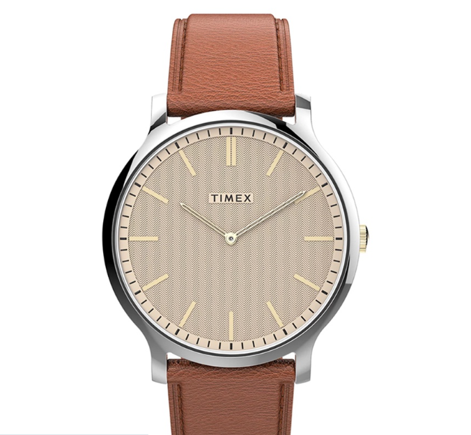 Timex Norway Brown Leather Analog Quartz Watch For Men TW2V28200 STYLE