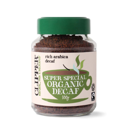 Clipper Rich Arabica Super Special Organic Decaf Coffee 100g