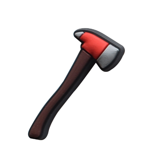 Cartoon Hammer Hat Croc Charms Fire Truck Jibbits Charm Pins Lifeguard Extinguisher Jibitz Crocks for Men Shoes Accessories L4