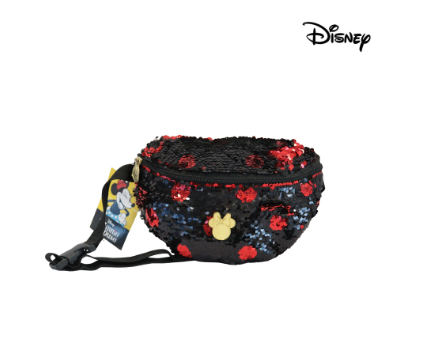 Disney Minnie Mouse Cute Polka Dot Sequin Belt Bag