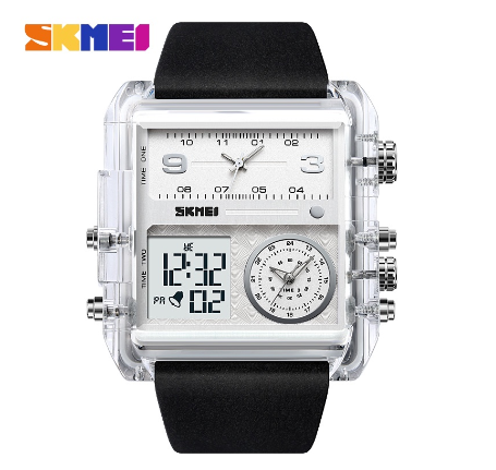 Skmei Waterproof Sports Watch for Men WHITE