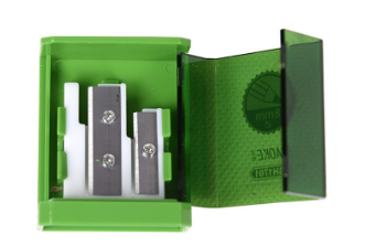 SeamiArt Baoke 1 Pc. Mechanical Accessory Double Hole Pencil Sharpener Art Suppliers Student School Stationery