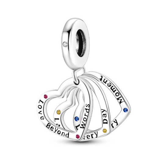 25 Sterling Silver Dog Bone Charm Suitable For Pandora Bracelet DIY 0034