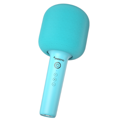 Maono MKP100-Blue Karaoke Microphone Wireless Bluetooth Microphone Karaoke Speaker Handheld Karaoke Microphone with