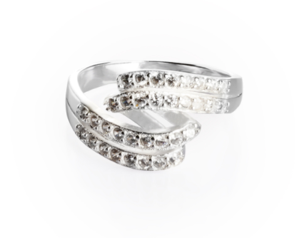 Unisilver 925 Swirl Ladies Ring