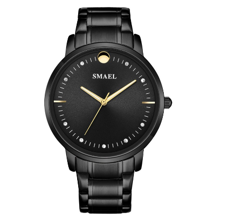 SMAEL 9023 Brand Business Mens Watches Fashion Waterproof Clock Stainless Steel Quartz Men's Watch Top Luxury Wrist Watch 005