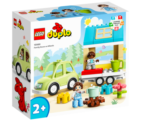 Lego 10986 Duplo Family House on Wheels 31 pcs Building Blocks