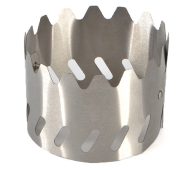 Outdoor 2-in-1 Windscreen Portable Ultralight Titanium Alcohol Stove Rack Windscreen Camping Hiking Backpacking HOT