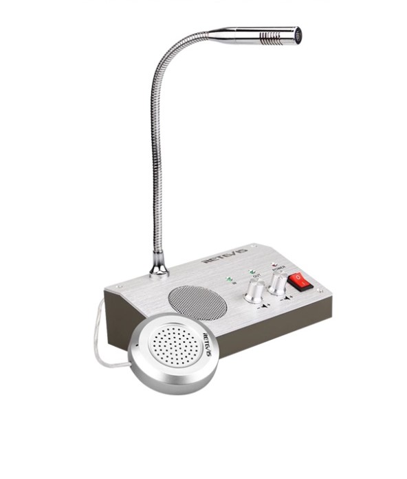 RT-9908 Window Speaker System Intercom For Business Microphone Intercom Window Intercom Speaker For Bank Counter Store