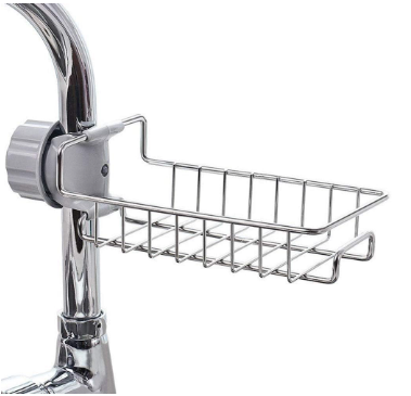 Stainless Steel Kitchen Bathroom Sink Storage Shelves Racks Faucet Dishcloth Sponge Drain Rack