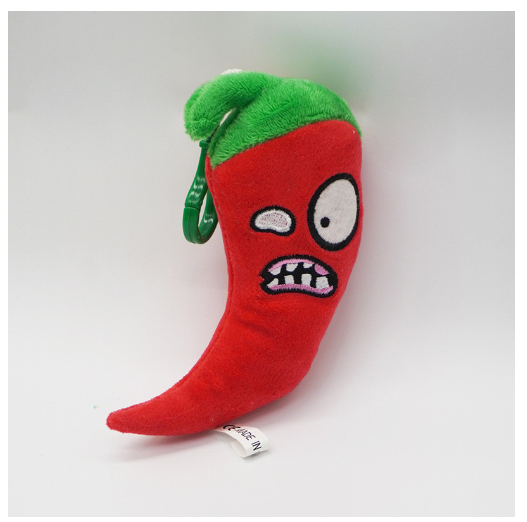 10cm Plants vs. Zombies Plush key chain PVZ Plush Doll Pendant Peashooter Sunflower Ice Dolls Zombie Rag Accessories Doll PVZ14