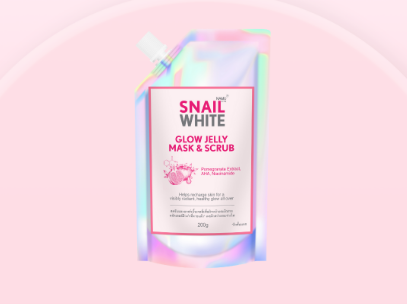 Snailwhite Glow Jelly Mask and Scrub 200g