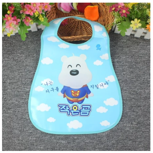 Three-dimensional Saliva Towel Baby Child Baby Food Pocket EVA Bib Bib Waterproof Overalls New Style WB9