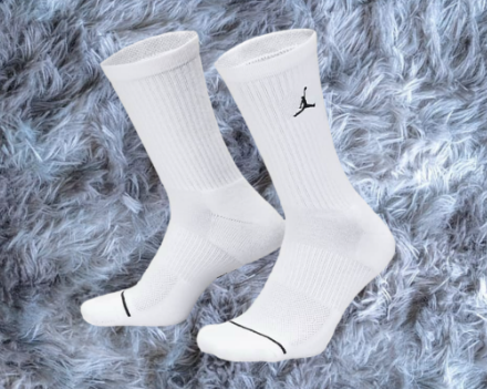 100% Original Jordan Everyday Crew Socks 3 Pairs