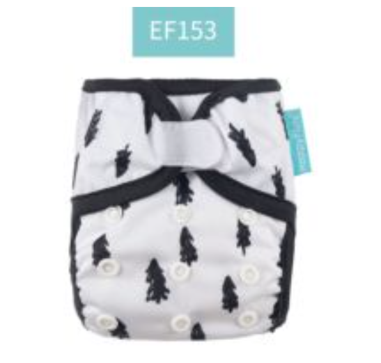 Happyflute Newborn Print PUL Design Snap Or Hook&Loop Eco-friendly Cloth Diaper Cover Baby Cloth Diaper CD15