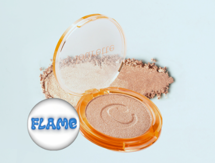 Colourette Colourbounce Jelly-to-Powder Highlighter in Flame [Ultra-blendable, Longwearing]