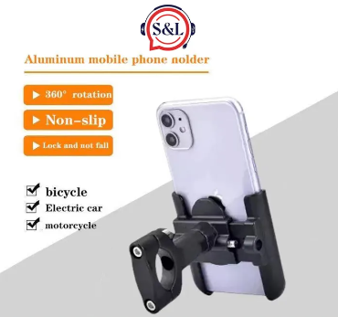 Motorcycle Universal Mobile Phone Holder Anti-Fall Frame Metal Mobile Phone Holder
