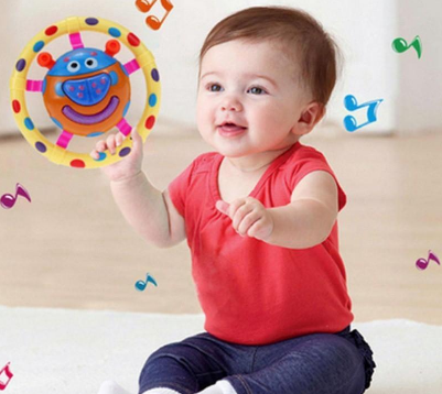 Infant Baby Rattles Music Toys with Sound and Light