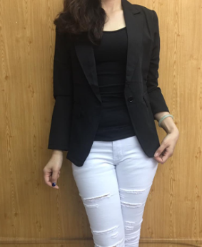 Black Blazer for Office 3585