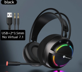 New 7.1 Surround-Sound Headphone Wired Gaming Headset Over Ear Stereo Headphones With 3.5mm Mic