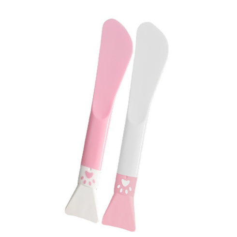 1pcs Double Head Silicone Mask Brush Scraper Mud Film Special Face Cleaning Brush Beauty Makeup Tool