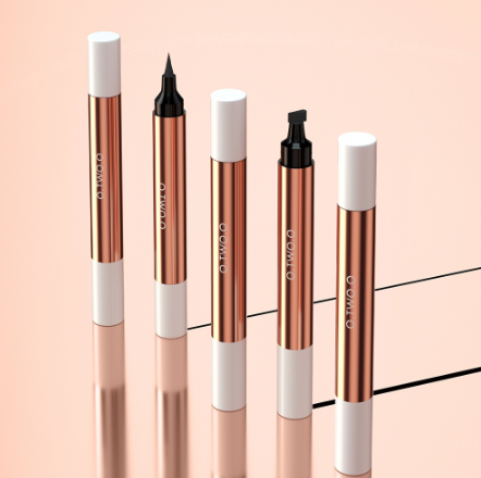 O.TWO.O Eyeliner Stamp Black Waterproof Fast Dry Double-ended Liquid Eye Liner Pencil Make-up for Women Cosmetics