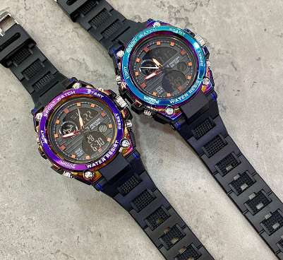 Men Luxury Watch Waterproof Quartz LED Multi-function Swimming Watch