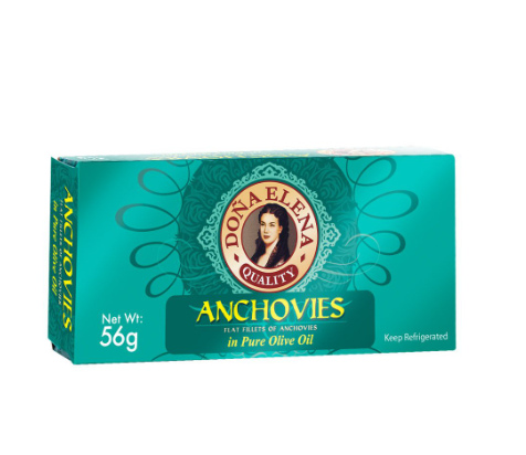 Doña Elena Anchovies Flat 56g