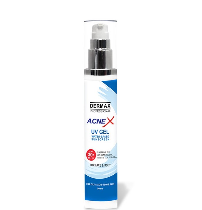DermaxPro  AcneX UV Gel Water-Based Sunscreen SPF 30 50ml