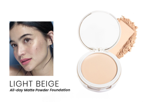 blk cosmetics daydream all-day matte powder foundation light beige