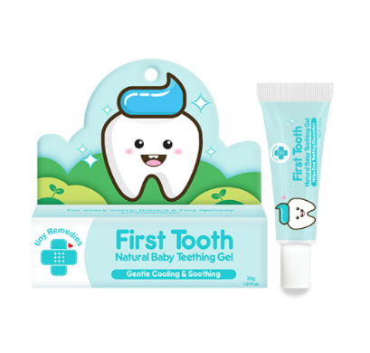 TINY BUDS Remedies First Tooth Natural Baby Teething Gel 20g
