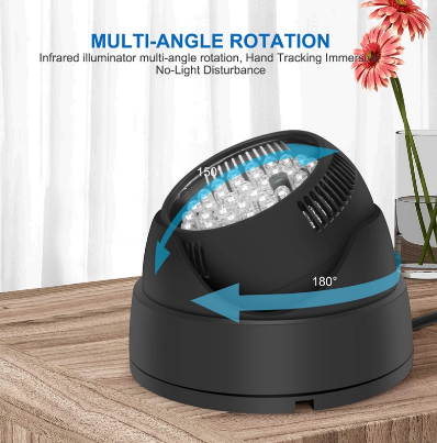 HOT Ir Illuminator Infrared Light Compatible for Meta Quest 2, Oculus Quest, Quest 2, Enhance Hand Tracking Immersive No-Light Disturbance