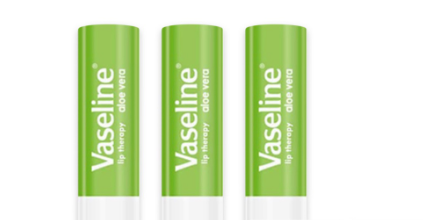 Vaseline Aloe Vera Lip Stick Balm 4.8g (Bundle of 3)