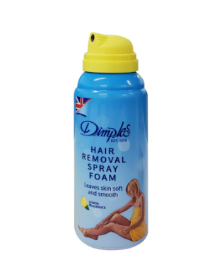 DIMPLES Depilatory Hair Removal Spray Foam Lemon 100ml