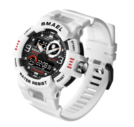 Original Luxury Fashion Spaceman Watch Men Women Waterproof Luminous Watch Sports Watch WHITE