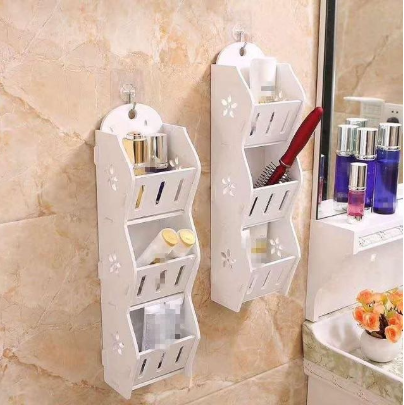 3 Layers Storage Rack Shelf Wall Hanging Organizer For Bathroom Cosmetics Makeup