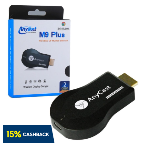 Chromecast Anycast for TV M9 Plus Original TV Stick Wi-Fi Dongle Receiver 1080p Display HDMI