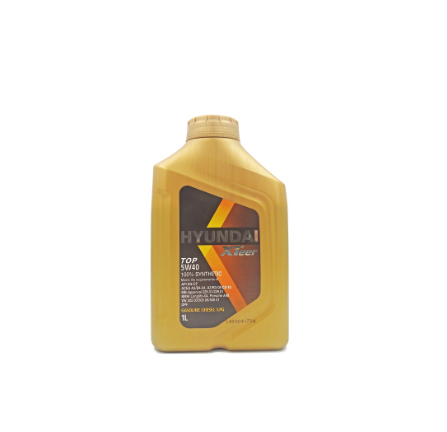Hyundai Xteer Top SN/CF ACEA C3 Dexos2 DPF 5W40 100% Fully-Synthetic Gasoline/Diesel Engine Oil(1Liter)
