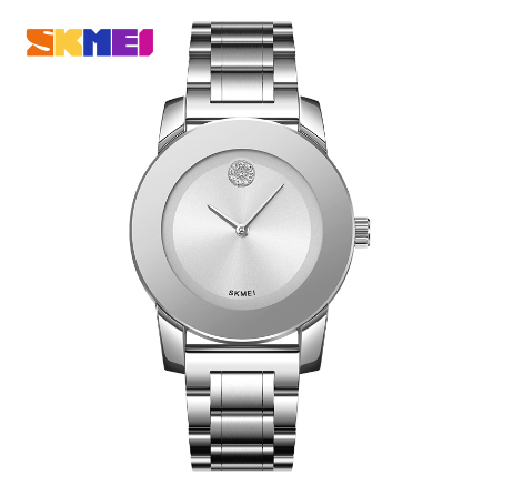 Skmei 2176 Watch for Men Fashionable Business Men's Quartz Waterproof SILVER