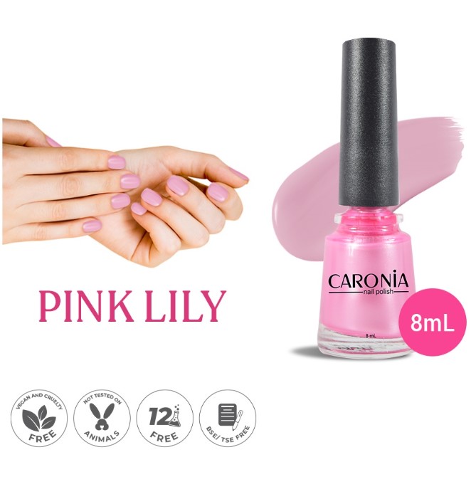Caronia Nail Polish Pink Lily 8ml